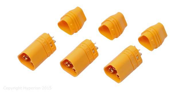 Hyperion Mt60 3-Pole 3.5Mm Male Connector For Brushless Motors (3 Pcs)