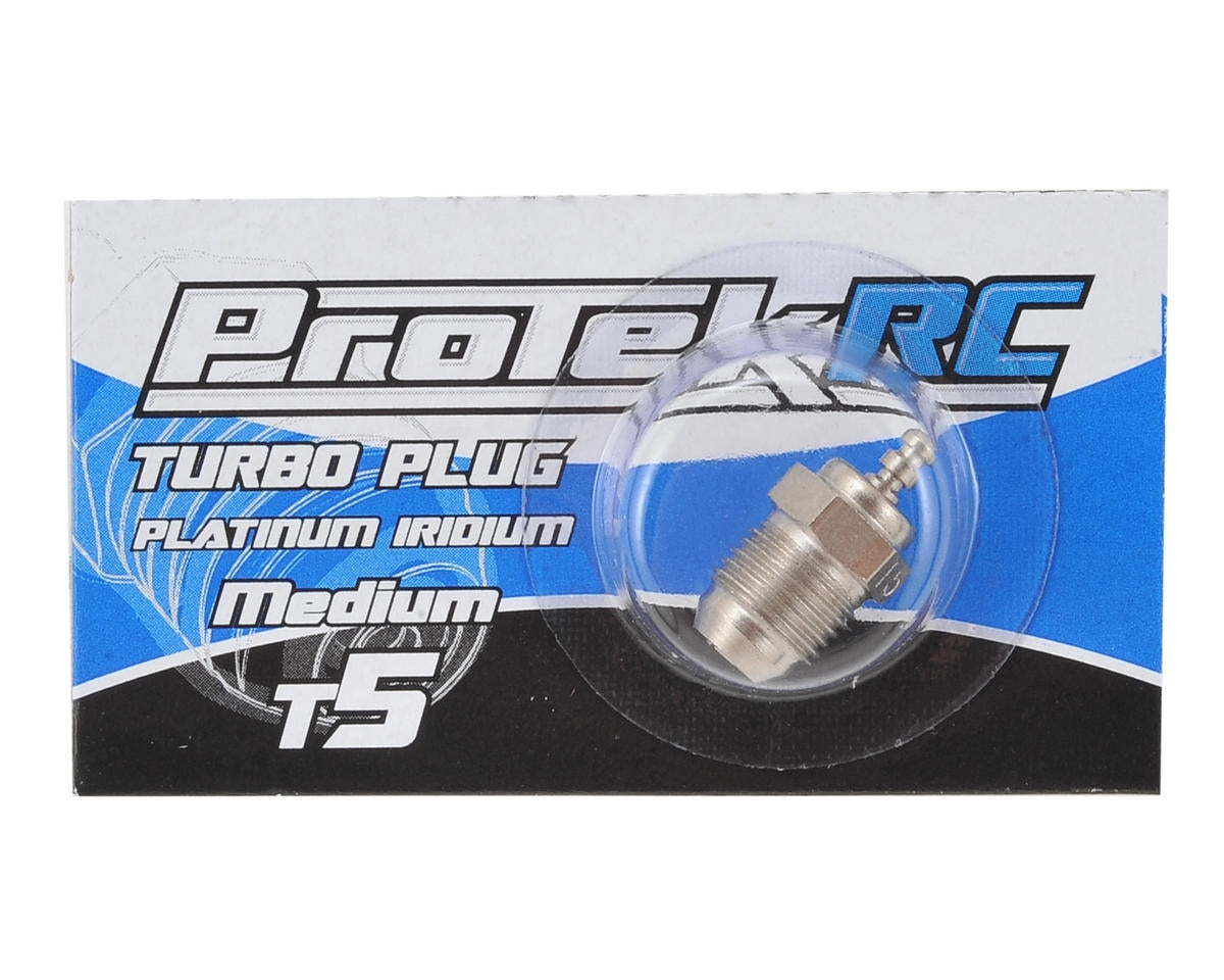 PTK2552  ProTek RC T5 Medium Turbo Glow Plug (.12 & .21 Engines)