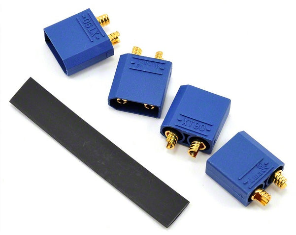 Conectores de batería y dispositivo polarizados Maxxcurrent XT90 de 4,5 mm (4 machos) PTK5038
