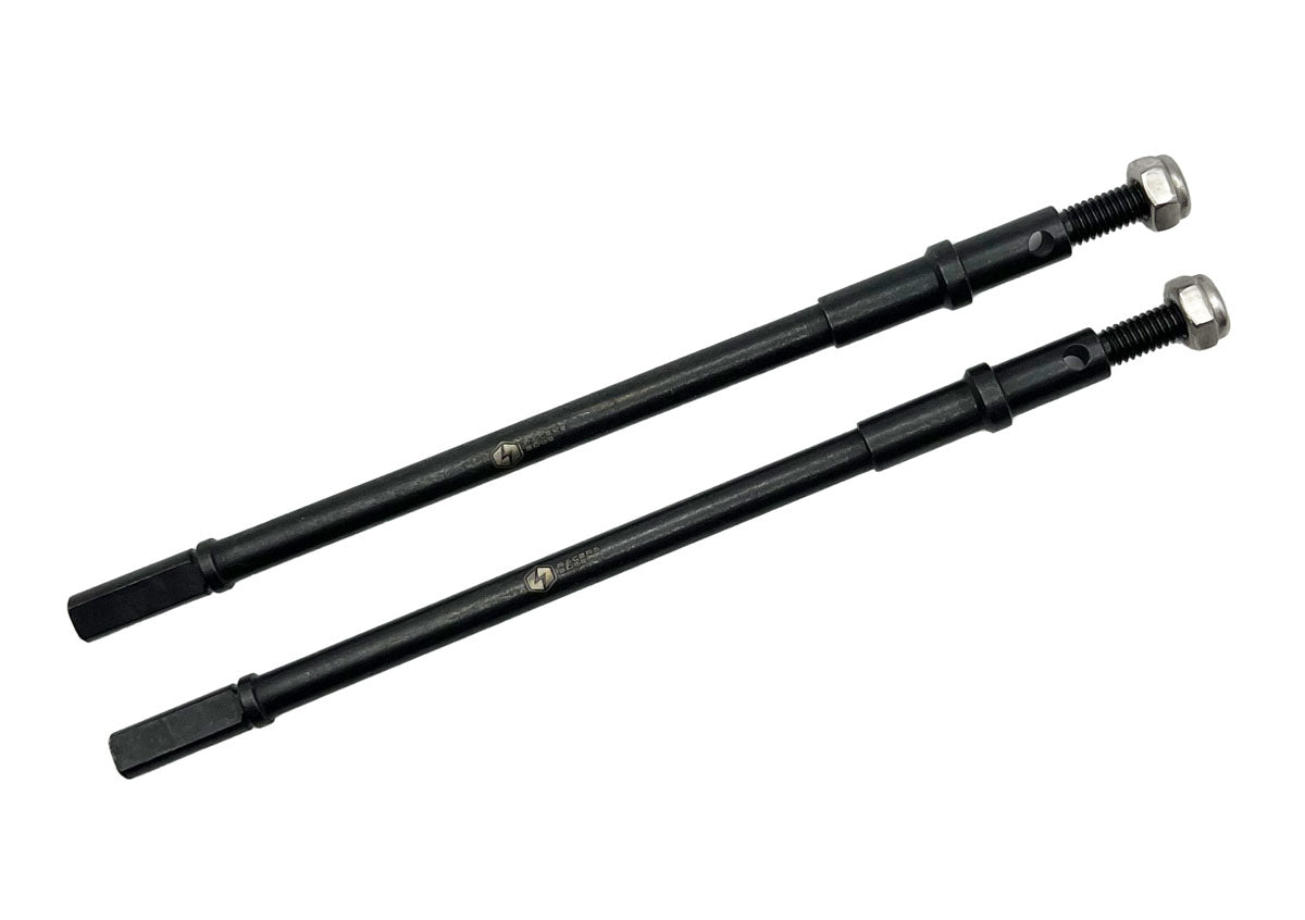 RCESCX6018 Steel CNC Rear Drive Shaft Set for Axial SCX6