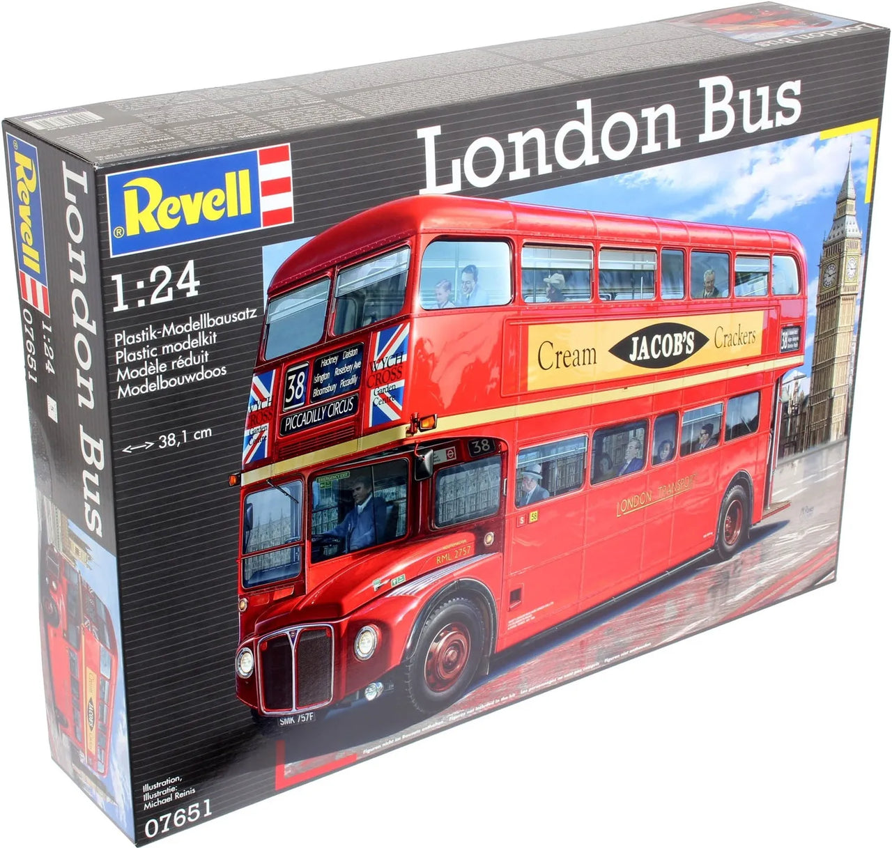 Autobús londinense Revell 07651 1:24