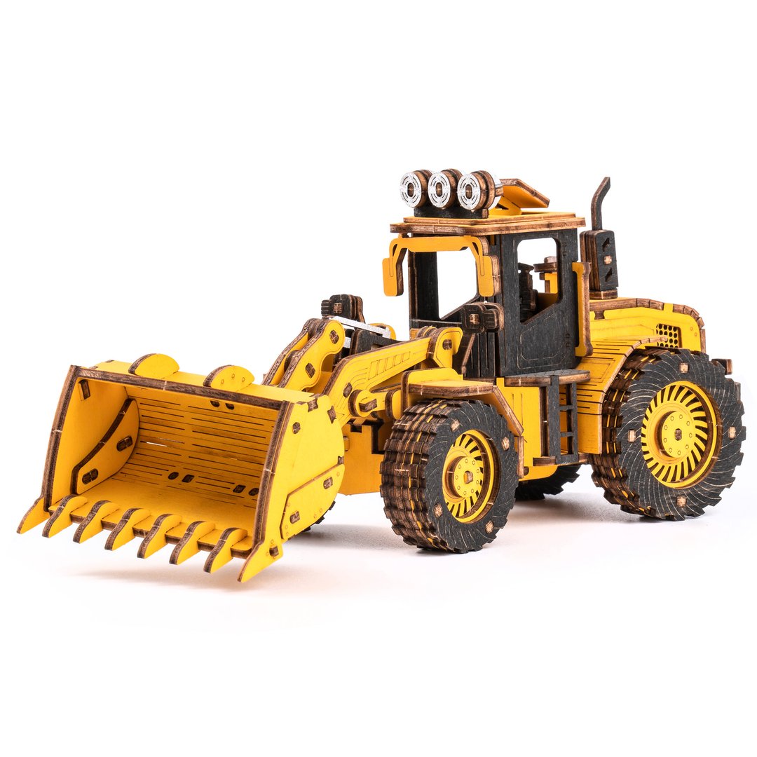 ROETG509K Robotime-ROKR Bulldozer 3D wooden puzzle