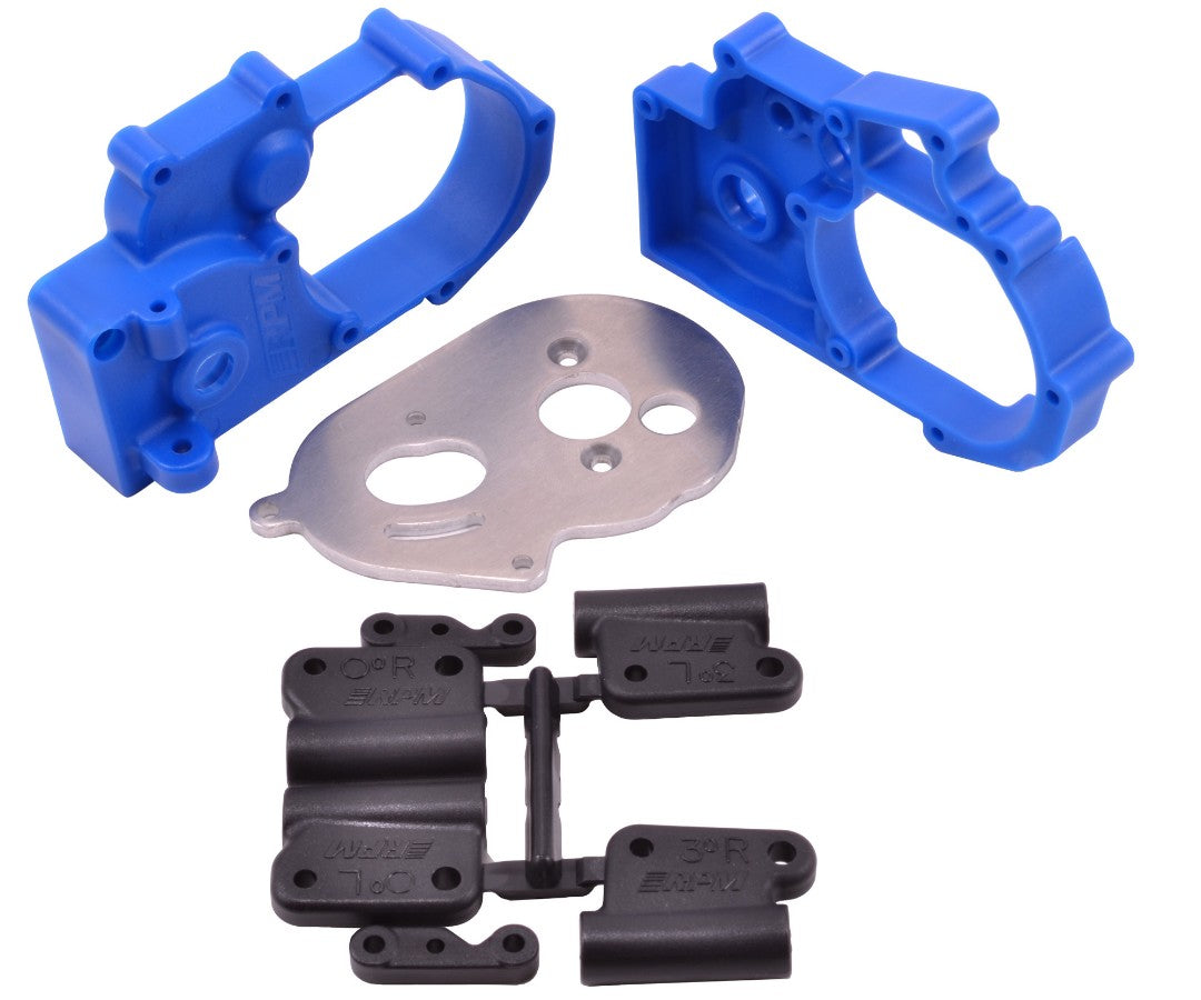 Kit de montaje trasero y carcasa de caja de cambios híbrida de 73615 RPM - Azul