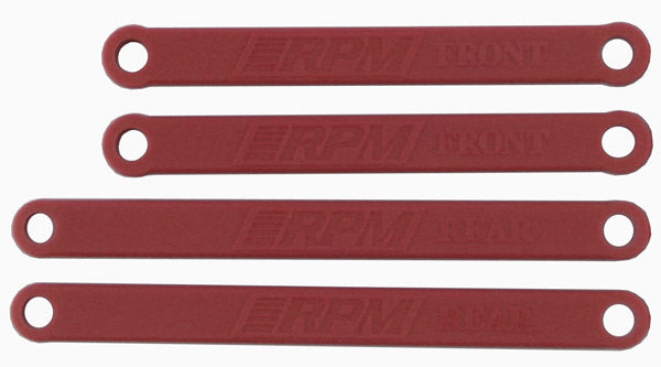 RPM Eslabones Camber de Servicio Pesado para 2wd Rustler, Stampede - Rojo 81269