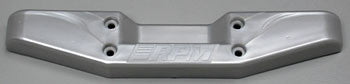 80096 Rear Step Bumper Metallic Silver T/E-Maxx