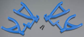 Bras triangulaires arrière 80605 tr/min pour le Traxxas Mini E-Revo à l'échelle 1/16 - Bleu