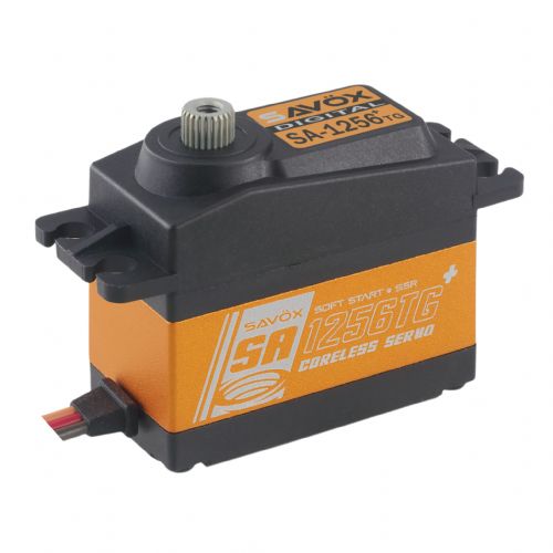 SAVSA1256TGP Standard Size Coreless Digital Servo w/ Soft Start .15/277 @ 6V