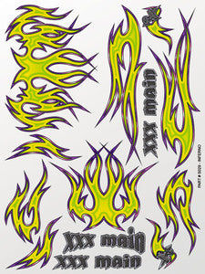 XXXS029 Inferno Sticker Sheet