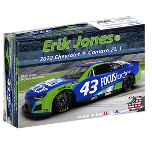 SJMPGC2022EJP 1/24 GMS Racing Erik Jones 2022 Camaro – Kit de modèle de voiture en plastique avec livrée primaire