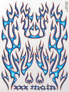XXXS018 Wicked Flames Sticker Sheet