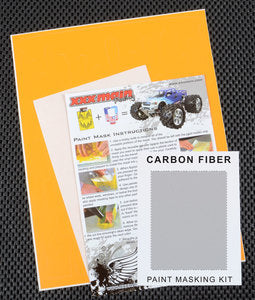 Máscara de pintura de fibra de carbono XXXM072L