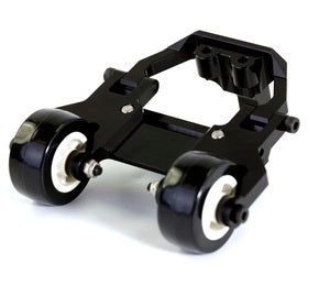 PHBPHMAXX01BLACK Barra con ruedas de aluminio, negra, compatible con Traxxas Maxx