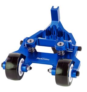 PHBPHMAXX01BLUE Barra con ruedas de aluminio, azul, compatible con Traxxas Maxx