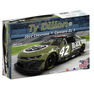 SJMPGC2022TDP 1/24 GMS Racing Ty Dillon 2022 Camaro-Kit de modèle de voiture en plastique avec livrée primaire