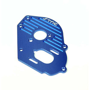 SPTST9490B  Aluminum Heat-Sink Finned Motor Plate, Blue, for Traxxas Drag Slash