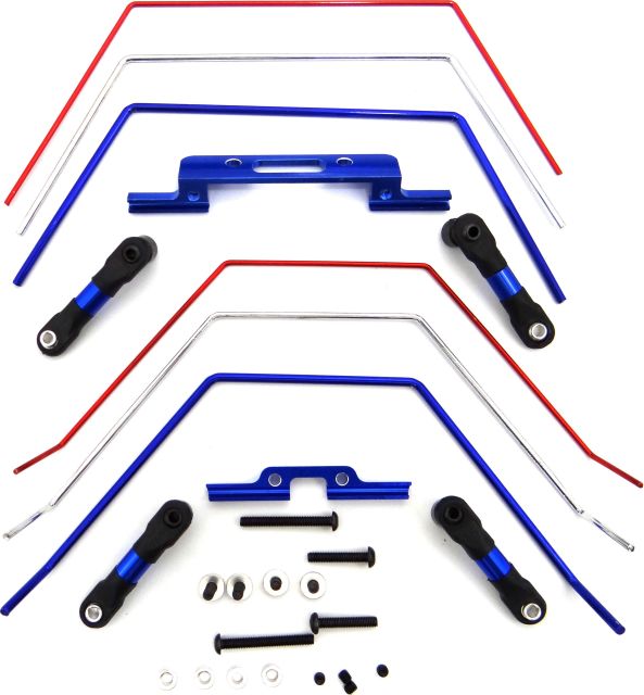 TE311SLC Front and Rear Wide Sway Bar Kit - 2WD Slash
