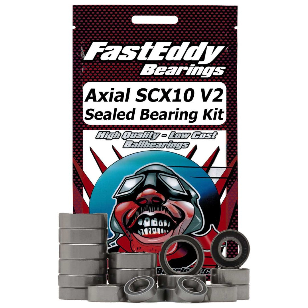 Kit de rodamientos sellados Fast Eddy Axial SCX10 II (V2) TFE4437