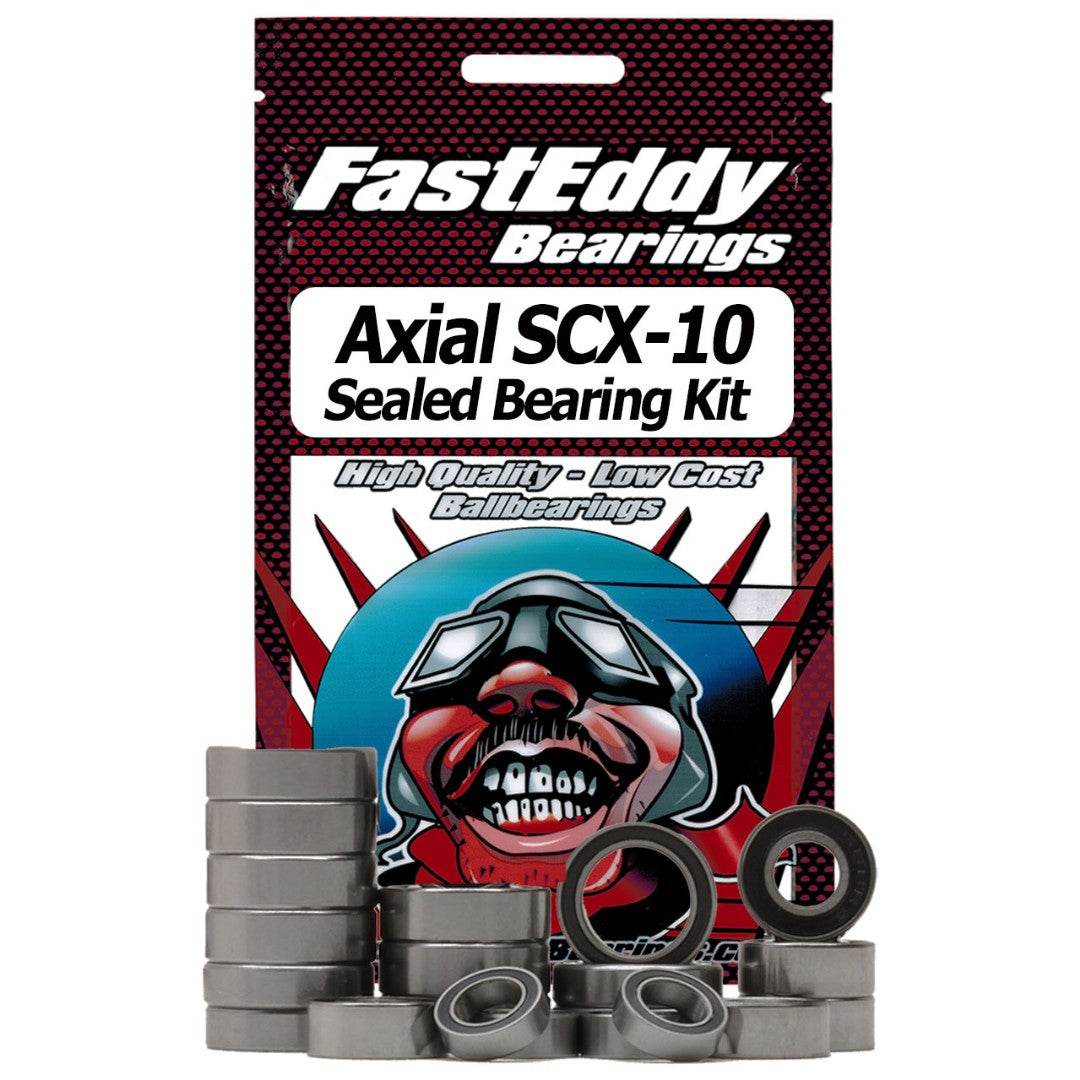 Kit de rodamientos sellados Fast Eddy Axial SCX10 TFE91