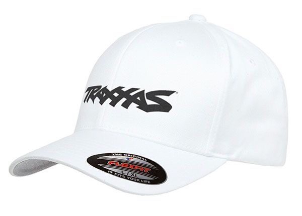 1188-WHT-SM Chapeau avec logo Traxxas Blanc Petit/Moyen