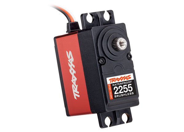 2255 Traxxas Servo, digital de alto torque 400 sin escobillas, engranaje metálico (rodamiento de bolas), resistente al agua