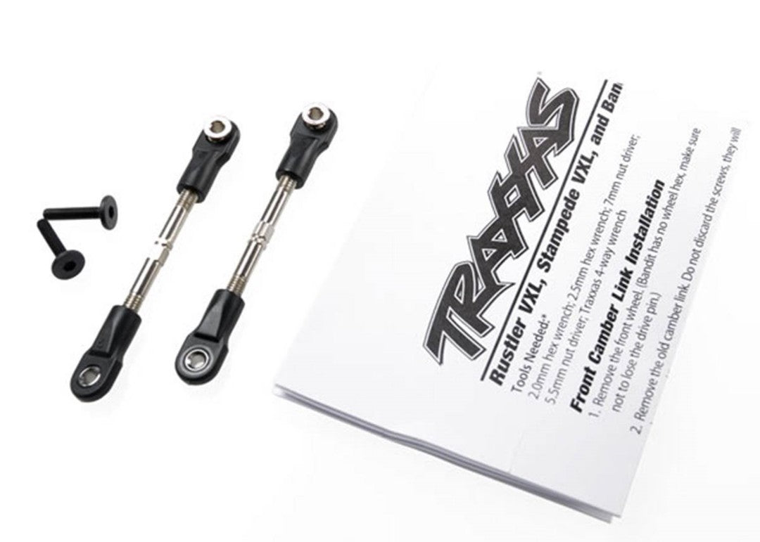 2444 Traxxas 47mm Front Camber Link Turnbuckle Set (2) 2444