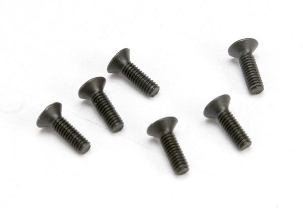 2524 Screws, 2.5x8mm countersunk machine (hex drive) (6)