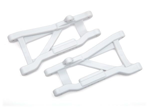 2555L Traxxas Suspension arms, rear (white) (2) (heavy duty, cold weather)