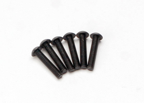 2589 Tornillos para metales con cabeza de botón Traxxas de 4x20 mm (6) 