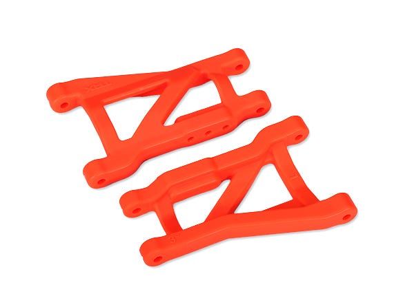 2750T Traxxas Brazos de suspensión, naranja, traseros, servicio pesado (2) 