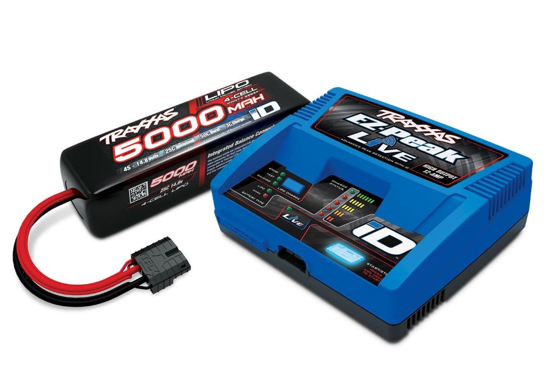 2996X Traxxas EZ-Peak 4S Completer Pack with a 5000mAh LiPo
