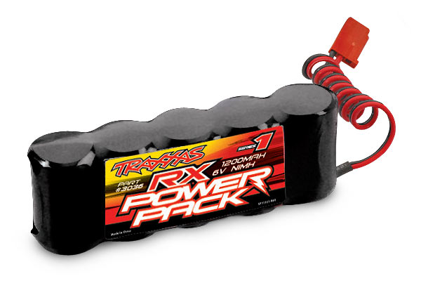 3036 Traxxas 1200mAh 6.0V NiMH Plat RX 