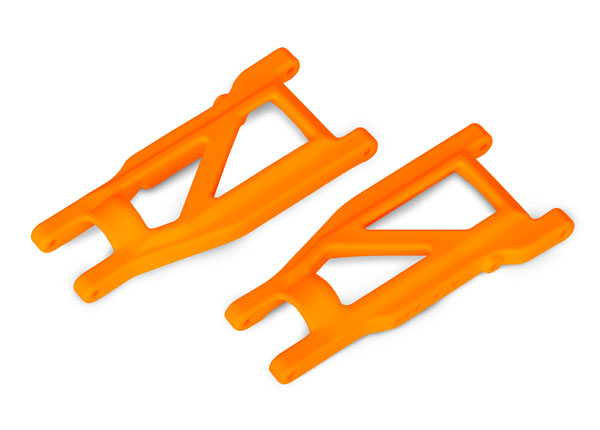 3655T Traxxas Suspension arms, orange, front/rear (left & right) (2)