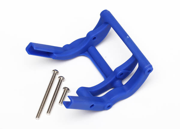 3677X Wheelie bar mount (1)/ hardware (blue)