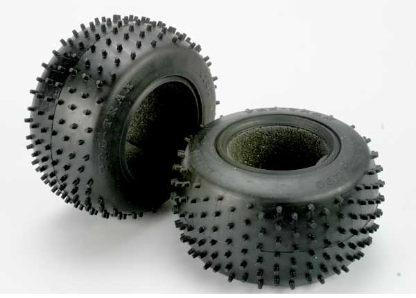 Neumáticos 4790R Traxxas, Pro-Trax con clavos de 2,2" (compuesto blando) (traseros) (2)/ F