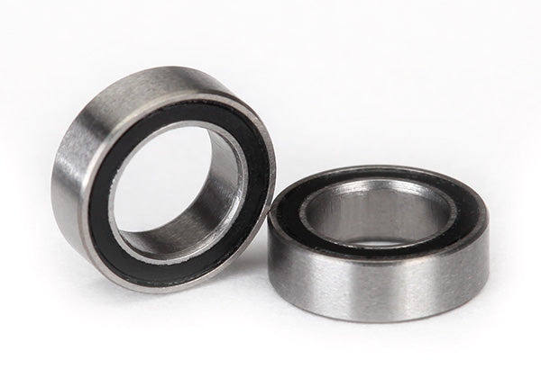 5114A Ball bearings, black rubber sealed (5x8x2.5mm) (2)
