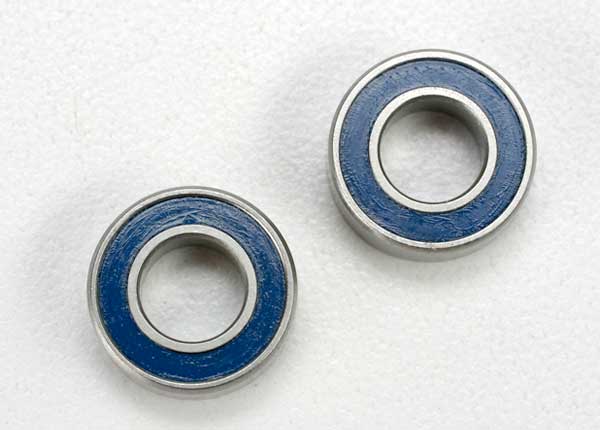 Roulement à billes Traxxas 5117, scellé en caoutchouc bleu (6x12x4mm) (2)