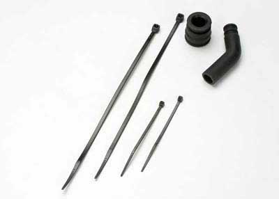 5245X Traxxas Molded Pipe Coupler (Black)