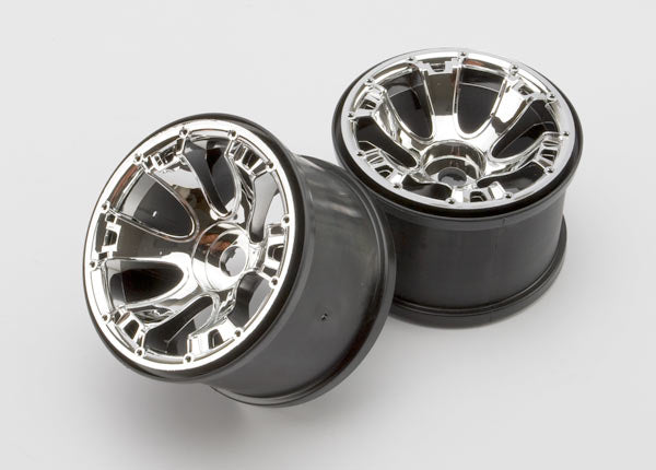 5671 Traxxas 3.8" Geode Wheels (2) (Summit) (Chrome)