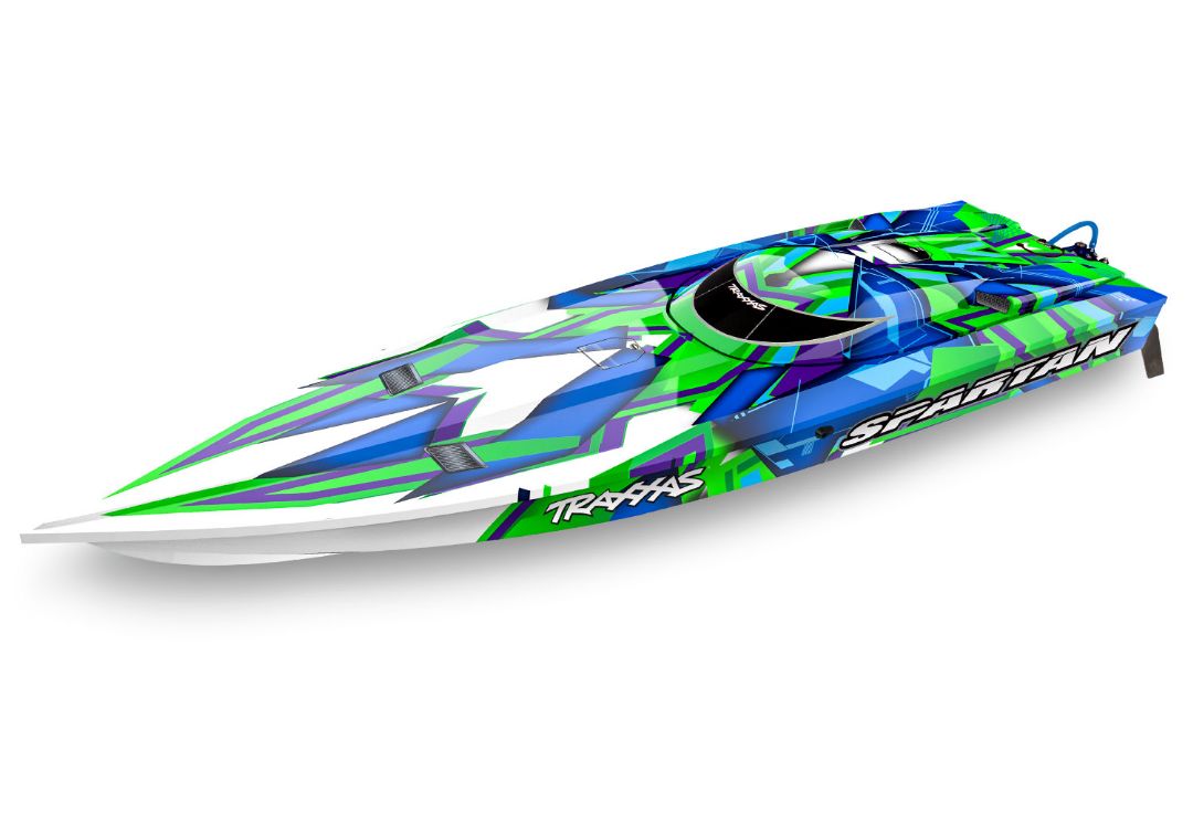 57076-4 Traxxas Spartan Brushless 36" Race Boat, GreenR