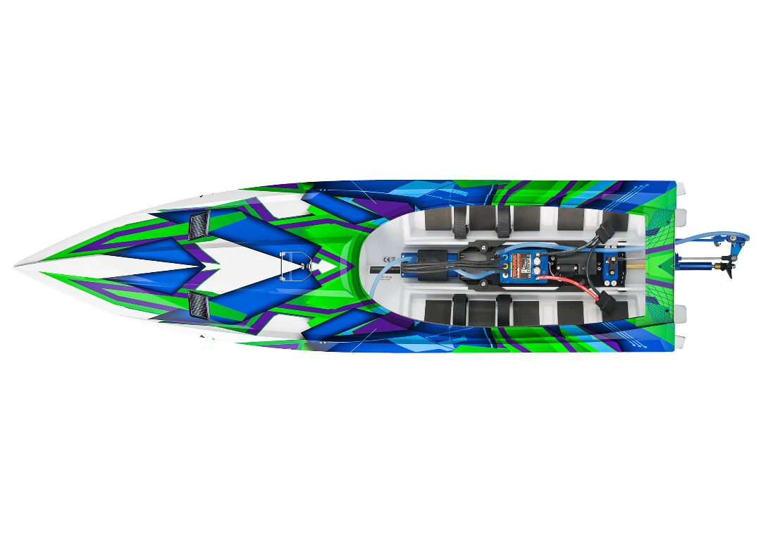 57076-4 Traxxas Spartan Brushless 36" Race Boat, GreenR