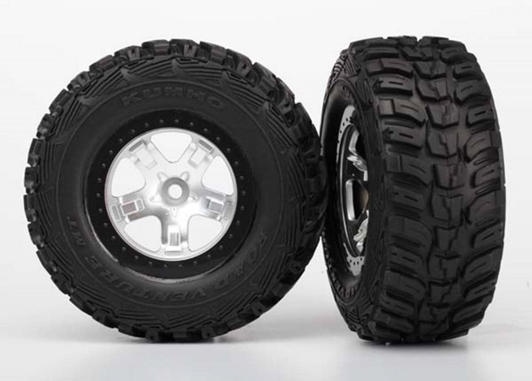 5880 Traxxas Tires & wheels, assembled, glued