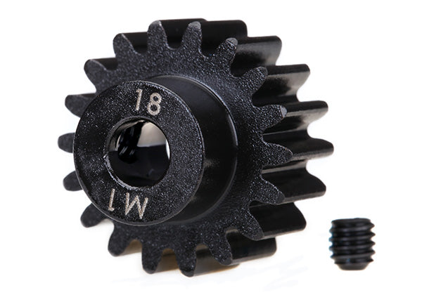 6491R Traxxas Mod 1 Machined Pinion Gear 5mm Shaft (18)