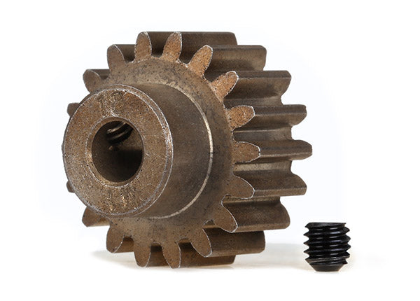 6491X Traxxas Steel Mod 1.0 Pinion Gear w/5mm Bore (18T)