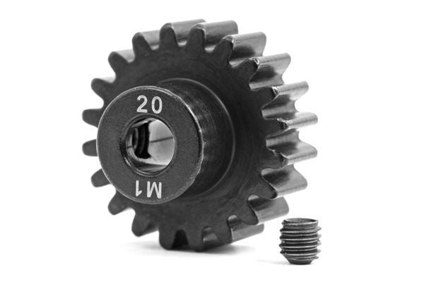 6494R Traxxas Gear, 20-T Pinion (1.0 Metric Pitch) (Fits 5mm Shaft)