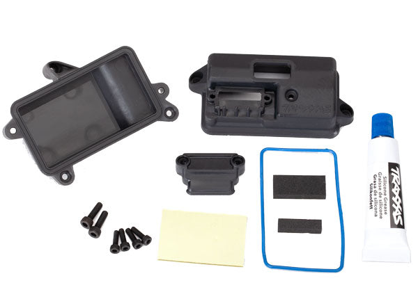6724 Traxxas Box, receptor (sellado)/almohadilla de espuma/CS de 2,5x8 mm (4)/3x10 m