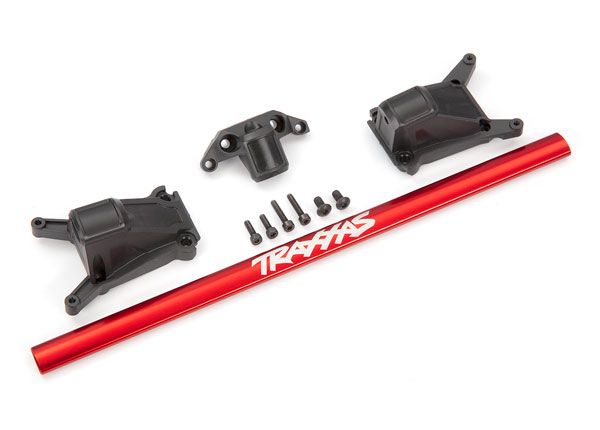6730R Traxxas Chassis brace kit, red