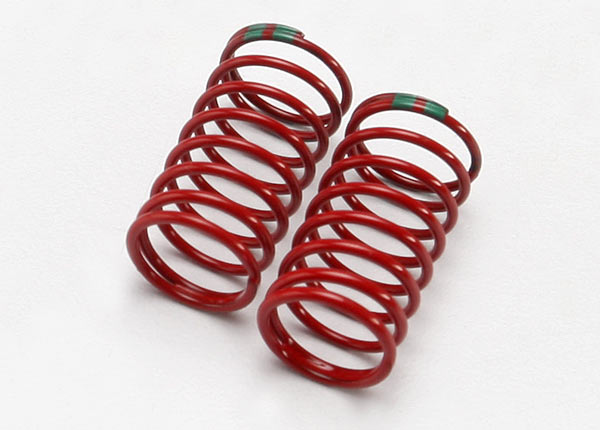 7141 Traxxas GTR Shock Spring Set (Double Green - 0.88) (2) (1/16 Slash)