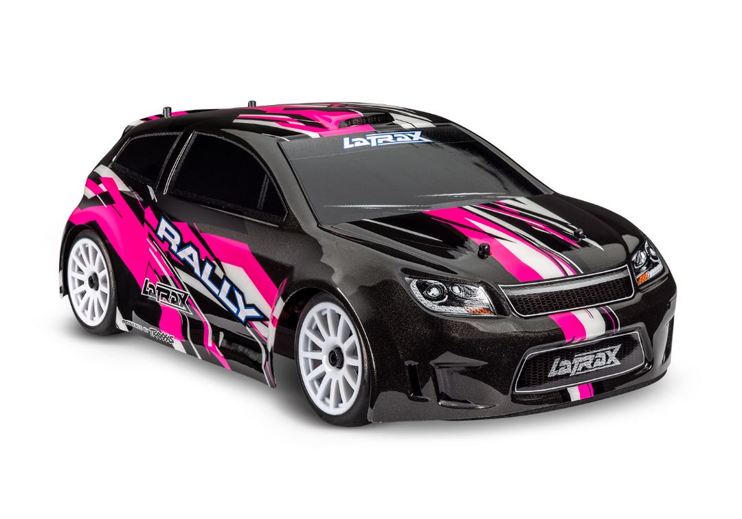 75054-5BLACK Traxxas LaTrax Rally 1/18 4WD RTR Rally Racer Black