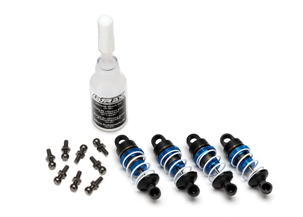 TRA7560X Traxxas LaTrax Aluminum Oil Filled Shock Set w/Springs (4)