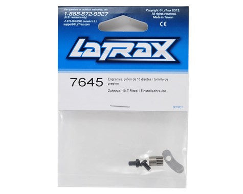 7645 Engranaje de piñón Traxxas LaTrax (10T)